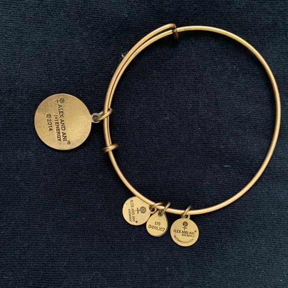 Alex and Ani Gold Bracelet - Picture 2 of 3